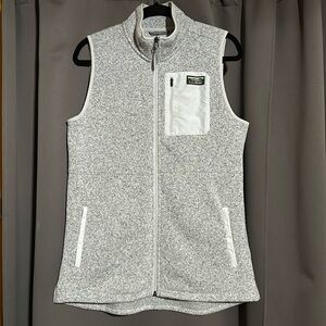 LL Bean Women’s Vest Sweater Fleece Size Medium